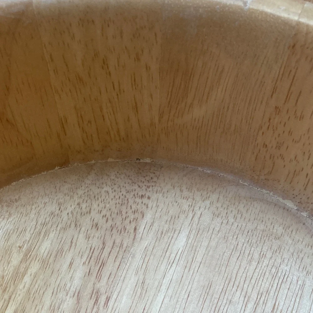 Dansk Natural Wood Serving Bowl and Fork Set